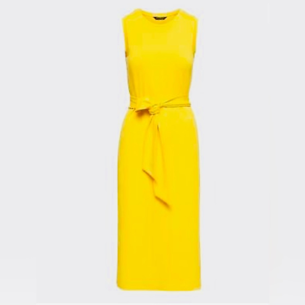 Banana Republic Soft Ponte Midi Tank Dress